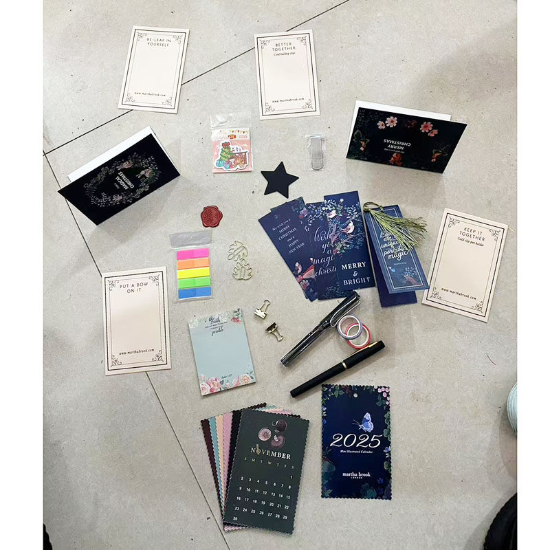 Новогодний подарок 跨境stationery advent calendar 文具圣诞降临24天文具盲盒 No brand