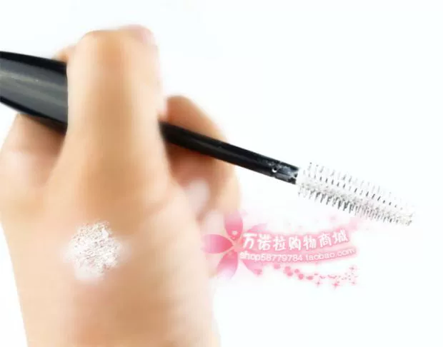 Mascara hai nhân màu trắng dày không thấm nước kem lông mày màu đỏ hồng tím màu xanh mascara Nhật Bản cos - Kem Mascara / Revitalash chuốt mi 4d