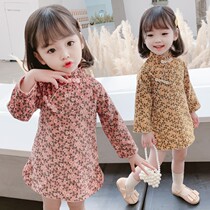 Baby Girl Scratch One Year Dress Cheongsam 6 Girls Spring Dress 2022 New Chinese Dress Kids National Tide Skirt 3