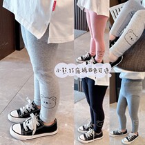 Baby Girl Spring Dress Leggings Thin Outer Wear 1-6 Year Old Girl New Foreign Long Pants Little Girl Spring and Autumn Pants 3