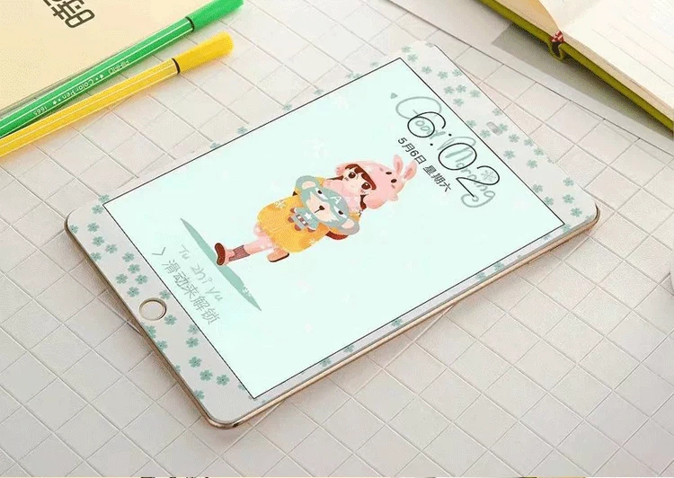 mô hình mới của Apple ipada1822 2017 thép toàn màn hình phim phim ipa ipad tablet chỉ màu 9,7 inch - Phụ kiện máy tính bảng bao da ipad air