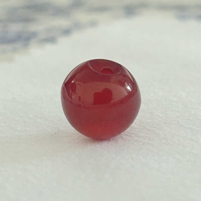 Red Glass Beads, Red Cheongsam Buttons, Dark Red Buttons, Shirt Buttons, High-End Transparent Red Jade Buttons