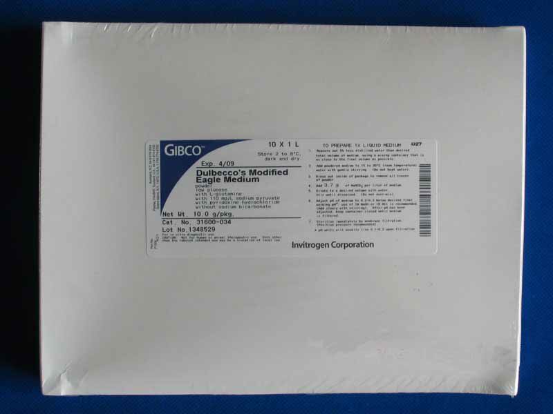 Gibco M199 medium M199 Medium 31100035 31100-035 10x1L