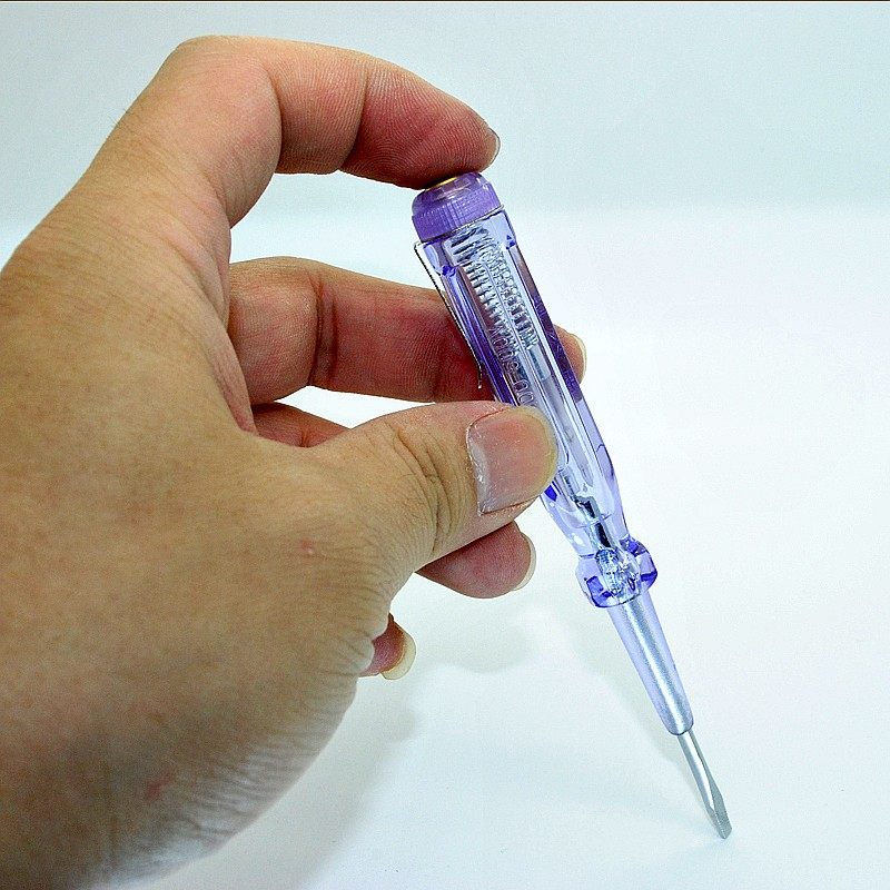 Home electrician electrotest pen economy Type of head screwdriver electroptometry pen Utility firing line zero line detection