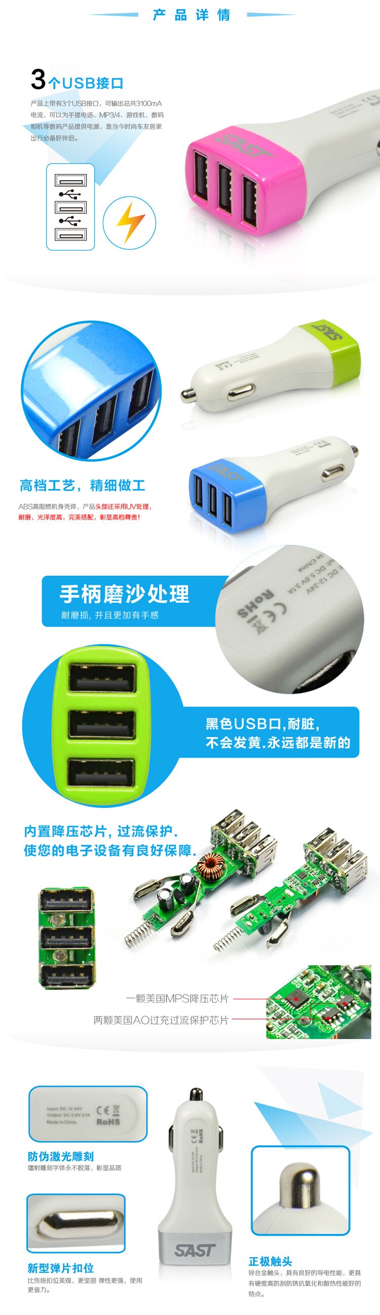 chargeur 3.1A, 3A - Ref 1294417 Image 5