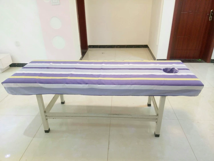 cửa hàng nhà máy đục giường massage giường massage therapy bedspread bedspread ngoại trú giường vẻ đẹp lanh khăn trải giường - Trang bị tấm