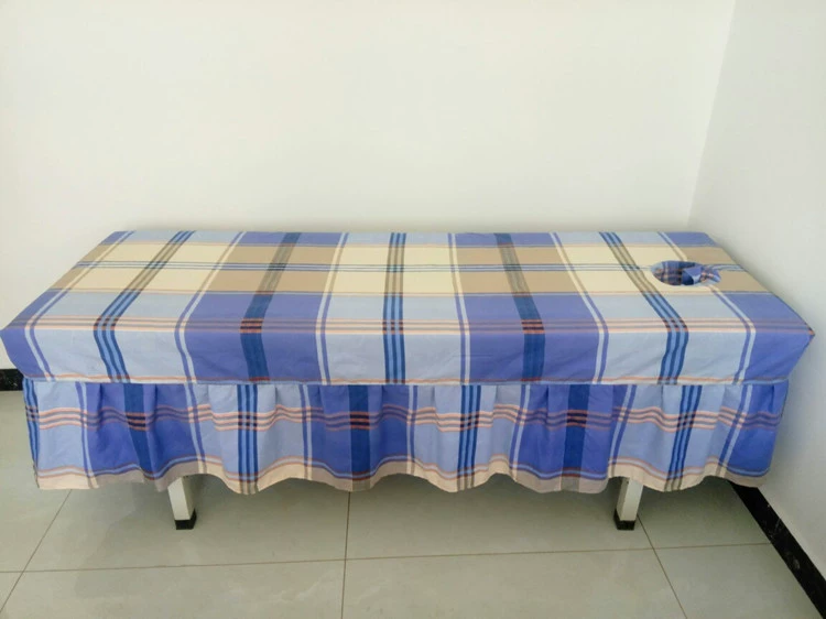 cửa hàng nhà máy đục giường massage giường massage therapy bedspread bedspread ngoại trú giường vẻ đẹp lanh khăn trải giường - Trang bị tấm
