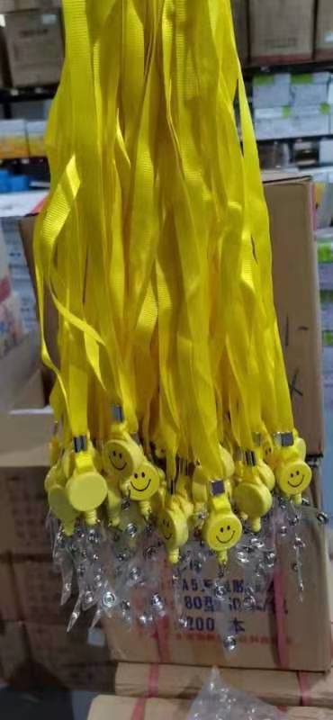 100 pieces of 10cm wide application reduction badge badge badge document set lanyard work card factory brand blue lanyard