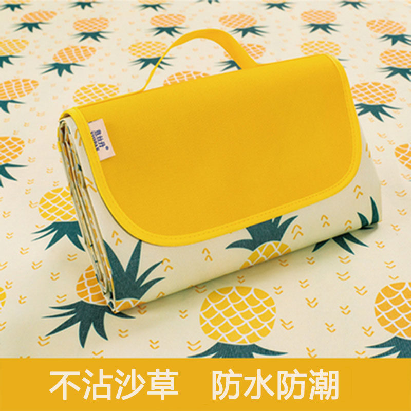 Outdoor picnic mat thickened moisture-proof waterproof foldable beach mat portable children's outing grass picnic cloth mat