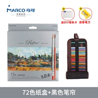 Цветная бумага, черные цветные карандаши, штора, 72 цветов