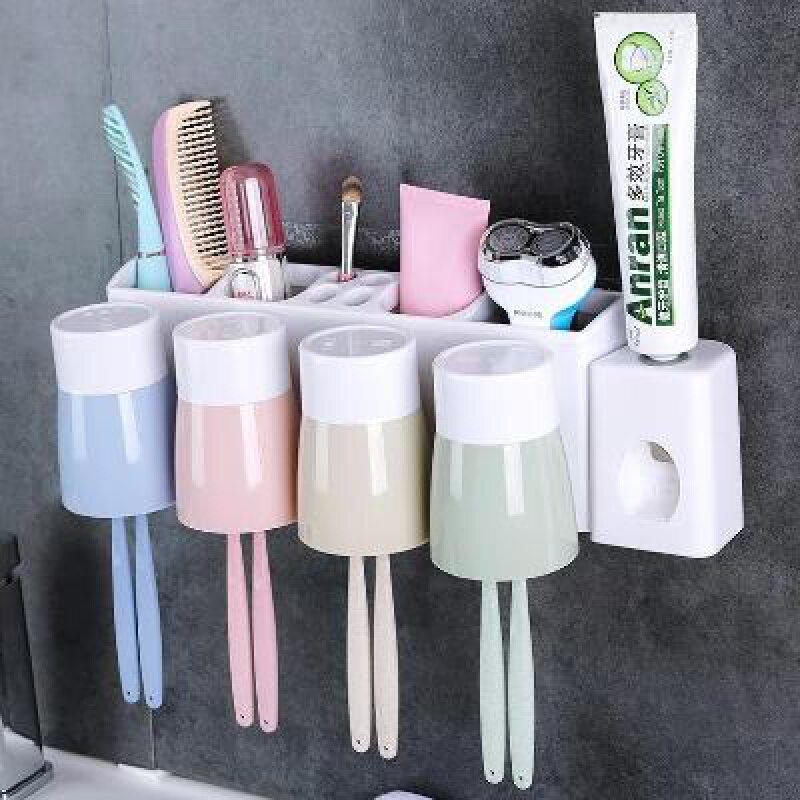 Wash - tap - free toothpaste toothpaste - shaft wall - mounted household household