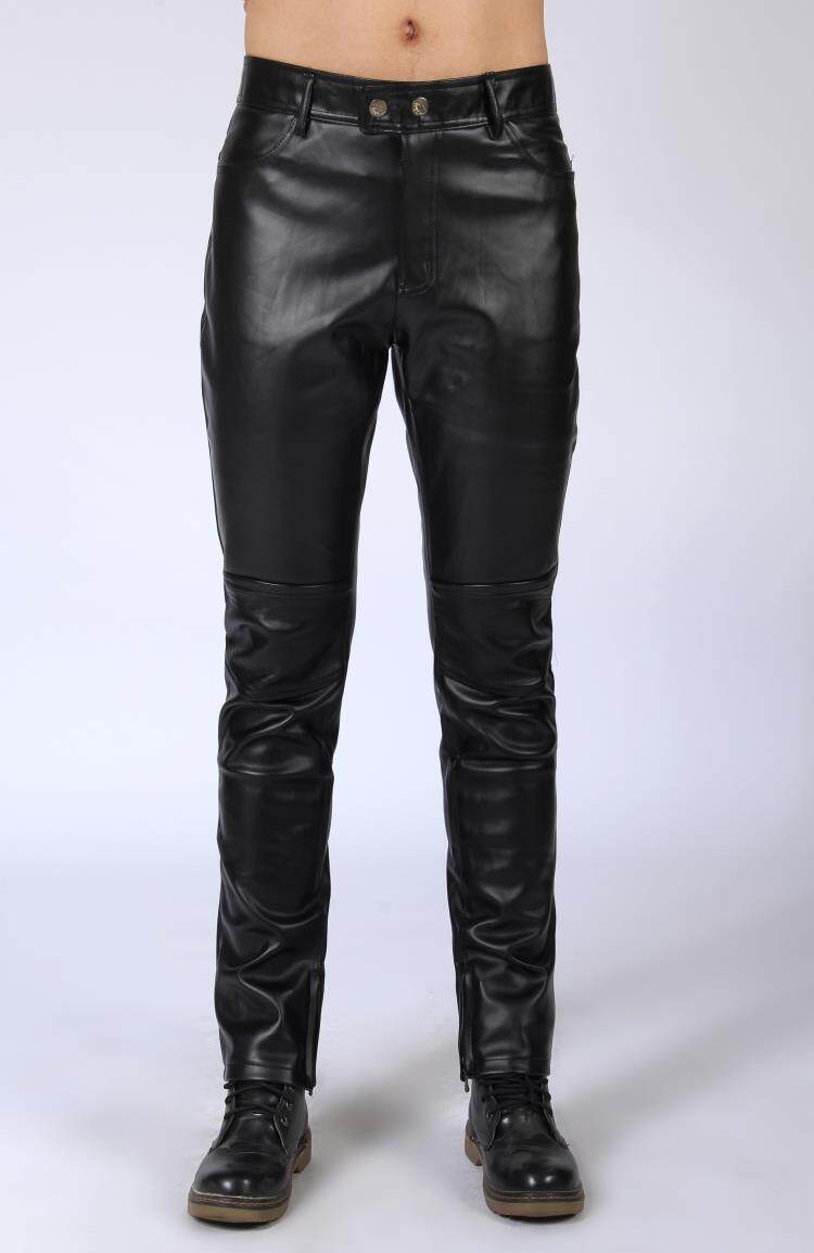 Pantalon cuir homme serré pour hiver - Ref 1480336 Image 11