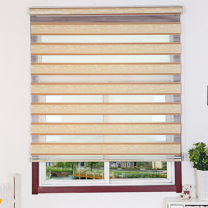 Shutter curtain roller blinds curtains finished shading European style Curtains Upmarket Office Soft screen Kitchen Living-room Curtain