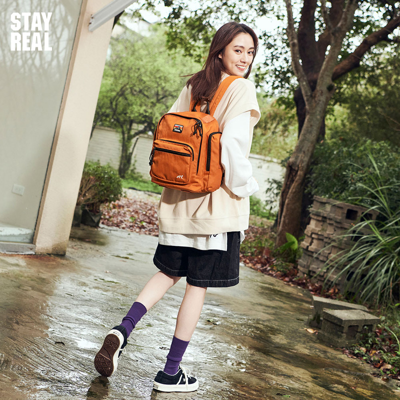 Stayreal Trendy Brand Stay Wild Backpack Unisex Backpack for Men and Women Trendy Casual