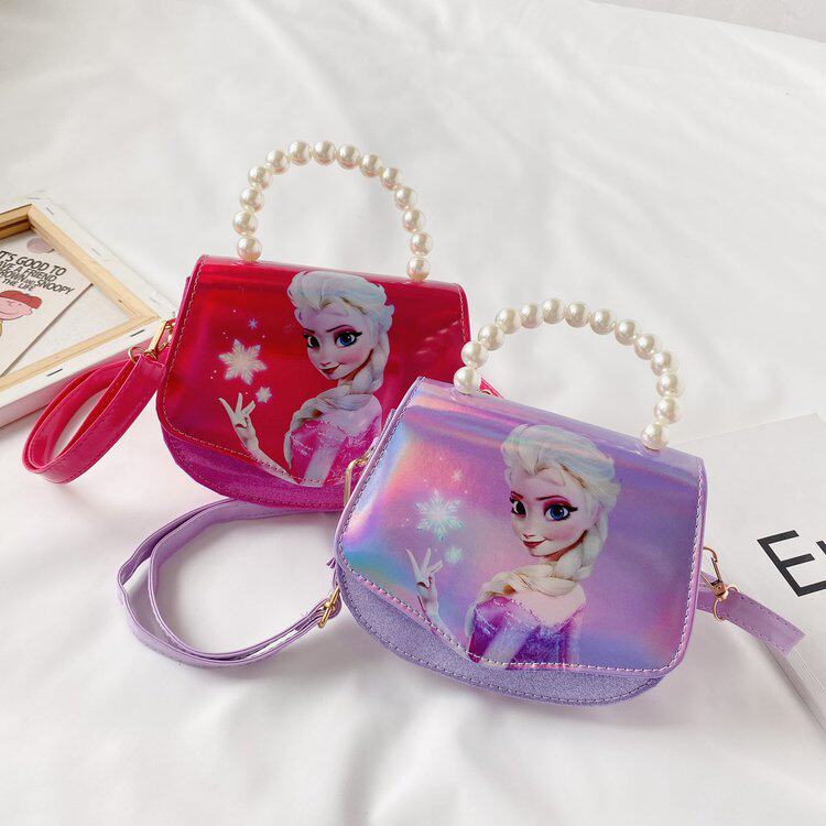 Frozen girls bag 2020 new tide Princess Aisha children's diagonal backpack cute little girl handbag