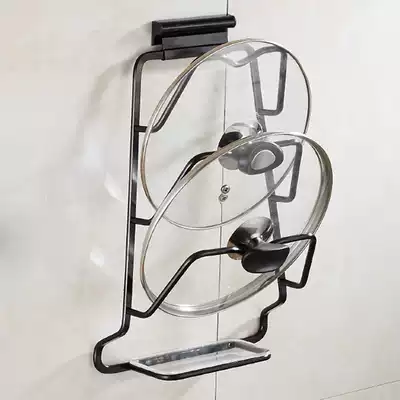 Punch-free pot cover rack for cutting board shelf Wall-mounted kitchen storage supplies Chopping board shelf pendant Household