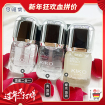 Spot Germany Buy KIKO Base Oil Top Oil Two-in-One Frosted Matt Gold Flash Quick Drying Layered Transparent Nail Polish