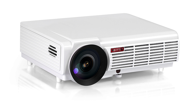 炮 Máy chiếu gia đình máy chiếu HD 1080p điện thoại di động không dây wifi rạp hát gia đình