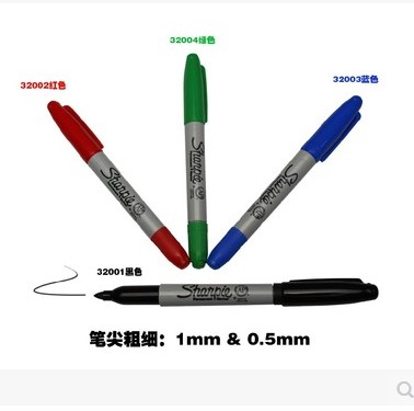 美国三福32001实验室专用双头记号笔Sharpie无尘净化笔