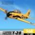 Công nghệ RC 1100MM T-28D Trojan Yellow World War II giống như một máy bay điều khiển từ xa điện tử cánh cố định thực sự - Mô hình máy bay / Xe & mô hình tàu / Người lính mô hình / Drone Mô hình máy bay / Xe & mô hình tàu / Người lính mô hình / Drone