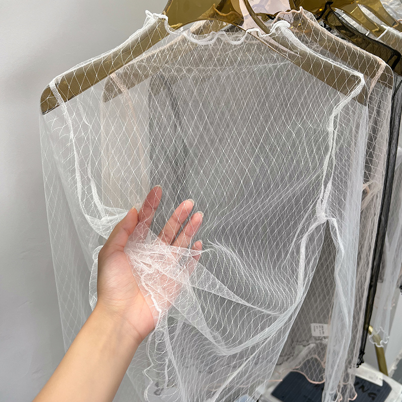 Thin Black Half-High Collar Mesh Base Shirt for Women, See-Through Lace Long-Sleeve T-Shirt, Base Layer Top for Autumn and Winter Thin Black Half-High Collar Mesh Base Shirt for Women, See-Through Lace Long-Sleeve T-Shirt, Base Layer Top for Autumn and Winter