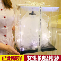 18-year-old adult birthday gift to girlfriend girlfriend wedding model creative girl heart wedding companion confession