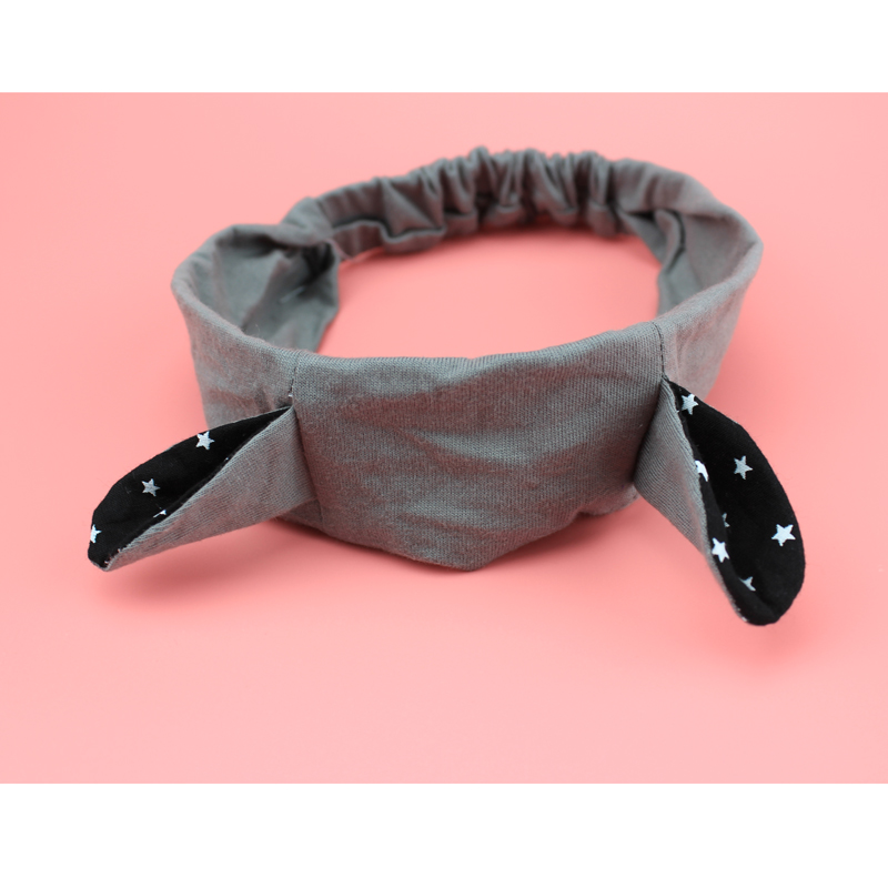 Kid's Cute Bunny Ears Star Bow Knot Cloth Hair Band display picture 14