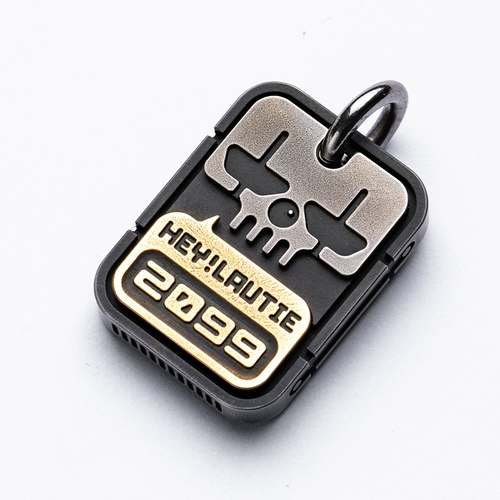 Подвеска, универсальный золотой металлический брелок, игральные карты для влюбленных, ожерелье