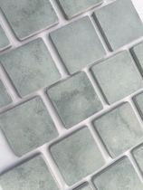 Retro clay gray cement handmade brick B&B hotel background wall wall floor tiles