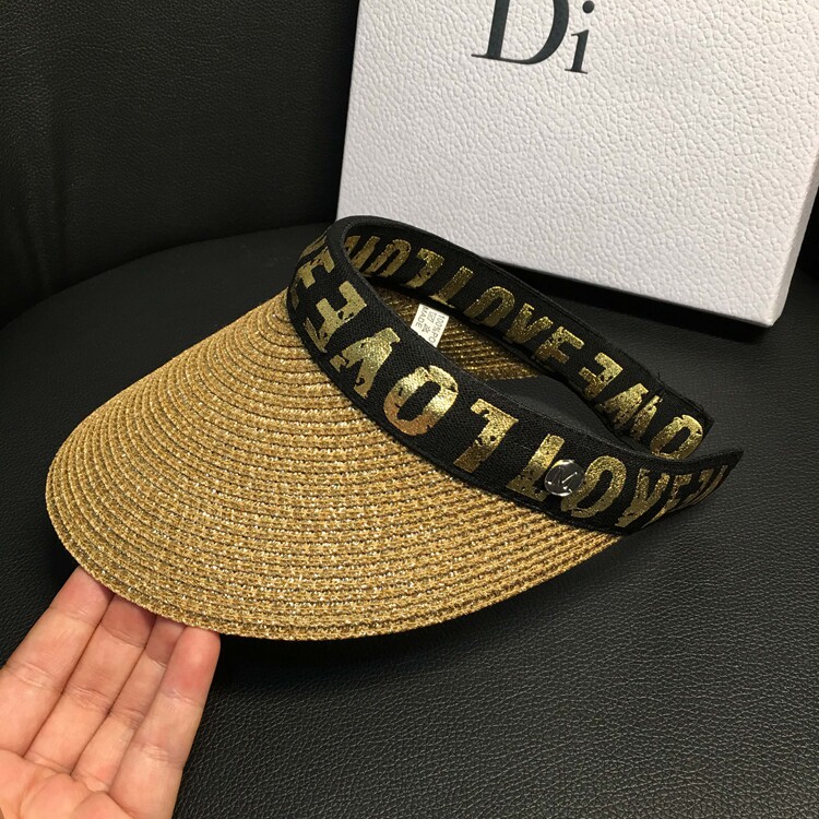 Women's summer hats, straw hats for face protection and sun protection, fashionable open-top versatile hats, letter casual cool hats, trendy detail image 8