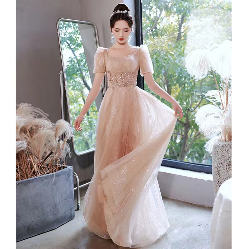  L+T-042 pink pearls, clothing, lease of about 145cm long   + $4.71 