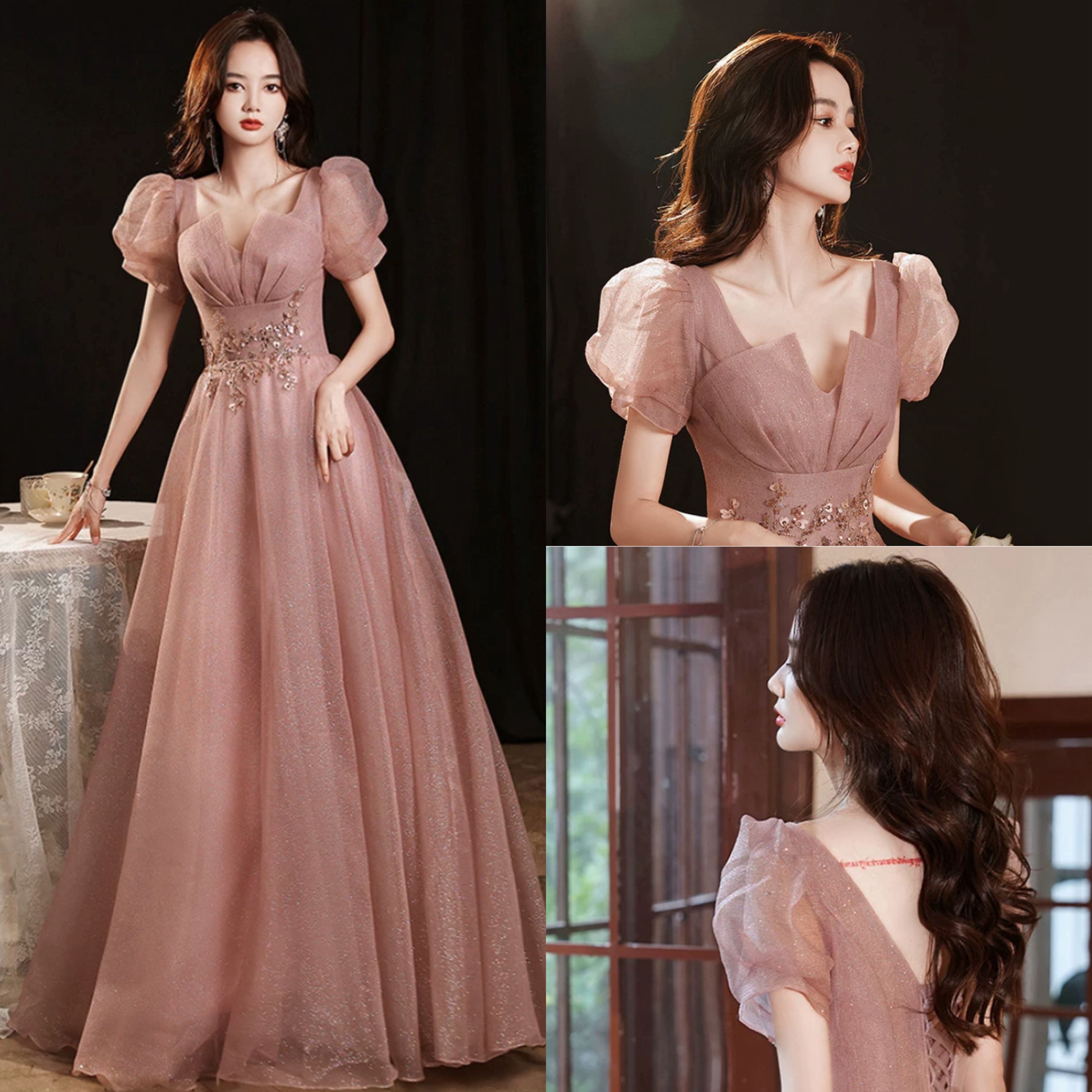  2XL+T-031 Bean flour sprayed gold clothes for about 145cm rental   + $4.71 