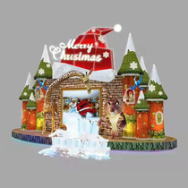 Mall Supermarket Middle Court Beauty Chen DP Arranged for Spring Festival Outdoor GRP Pendulum Pieces Summer Commercial Beauty Chen Design Decoration