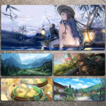 Cartoon Mouse Pad Sub Super Lock Side Keyboard Notebook custom electric race girls game desk cushion