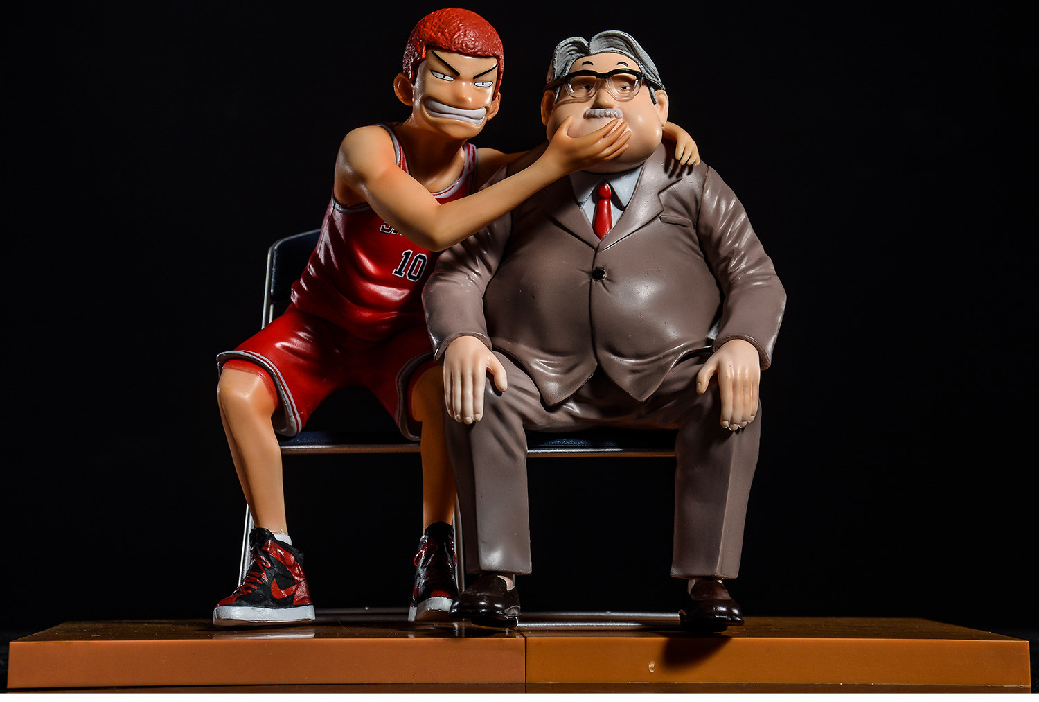 灌籃高手安西教練櫻木花道板凳軍團gk 湘北5虎手辦模型擺件 Yahoo奇摩拍賣