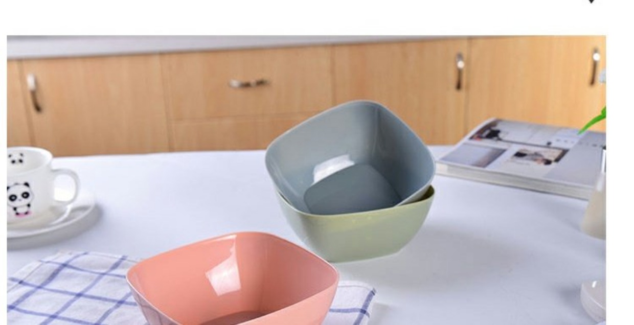 Thân thiện với môi trường ăn bát hộ gia đình Nhật Bản bộ đồ ăn nhà bếp người lớn đơn giản sáng tạo salad trái cây bát cơm bát bát bát bộ chén dĩa sứ