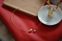 stones Stones in multi - layer necklace female kockchain natural freshwater pearl style necklace