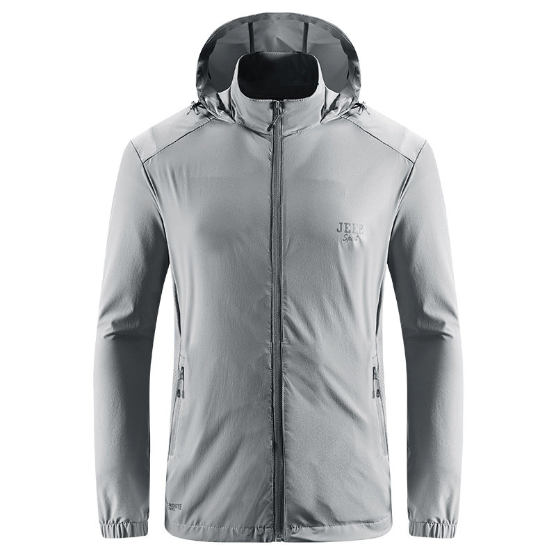 JEEP Jeep sun protection clothing men's sun protection clothing summer thin jacket anti-ultraviolet breathable quick-drying light and comfortable