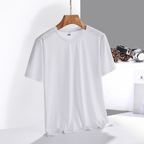 Outdoor quick-drying T-shirt mens round neck short sleeve summer light Ice Silk stretch sports quick-drying casual breathable top