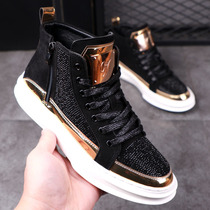 European station mens shoes autumn 2020 new wild high board shoes youth Korean trend mens casual shoes tide