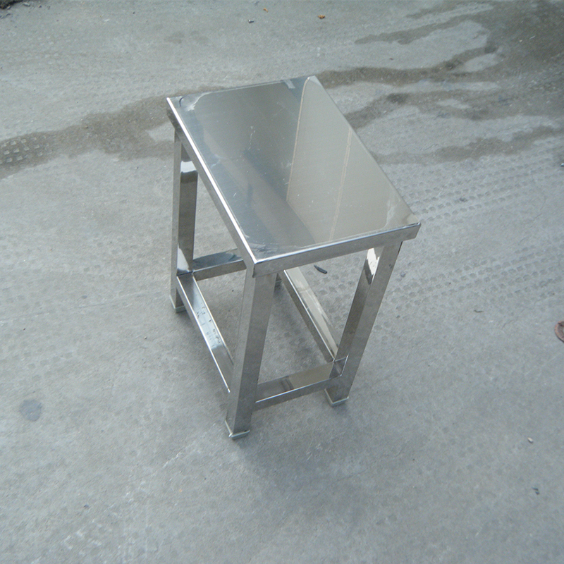 Boutique 304 Stainless Steel Bench Hotel Factory Line with steel stools