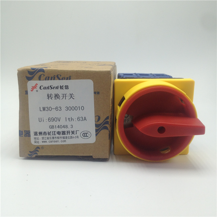 Changxin Wenzhou Yangtze River Electric Appliances Switch Plant Transfer Switch Load Breaker LW30-63 300010