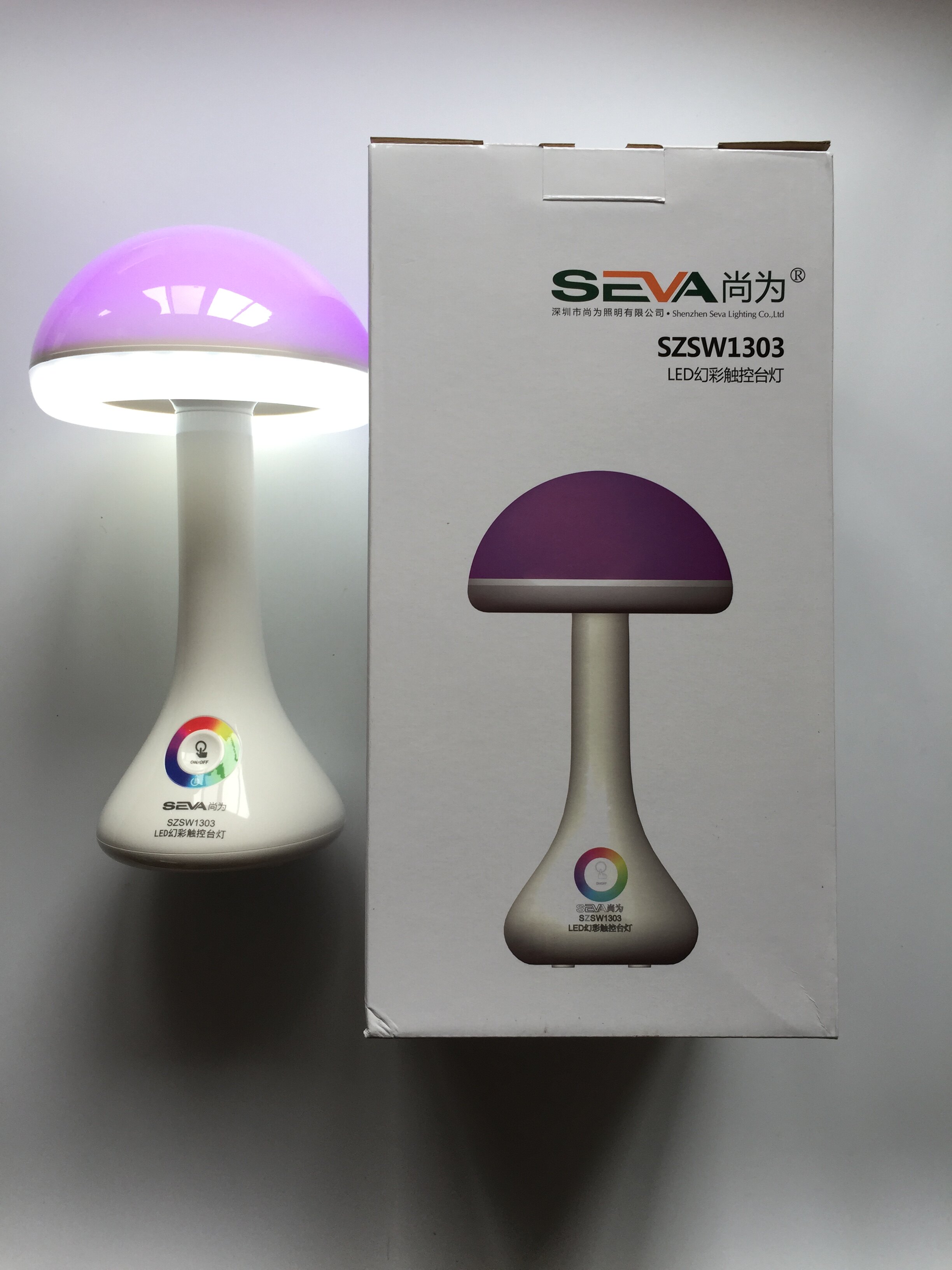 Shenzhen is still a SW1303 led magical color touch table lamp