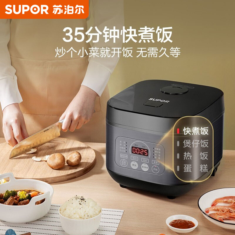 Subpohl Home Intelligent electric boiler 5 liters large capacity multifunction fully automatic electric cooker SF50FC996