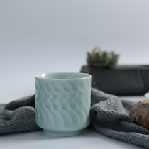 Nine craftsmen Qing porcelain Xiang Cloud Masters Cup ins Wind Home Office Cup Coffee Milk Cup Creative Day Ceramics Cup