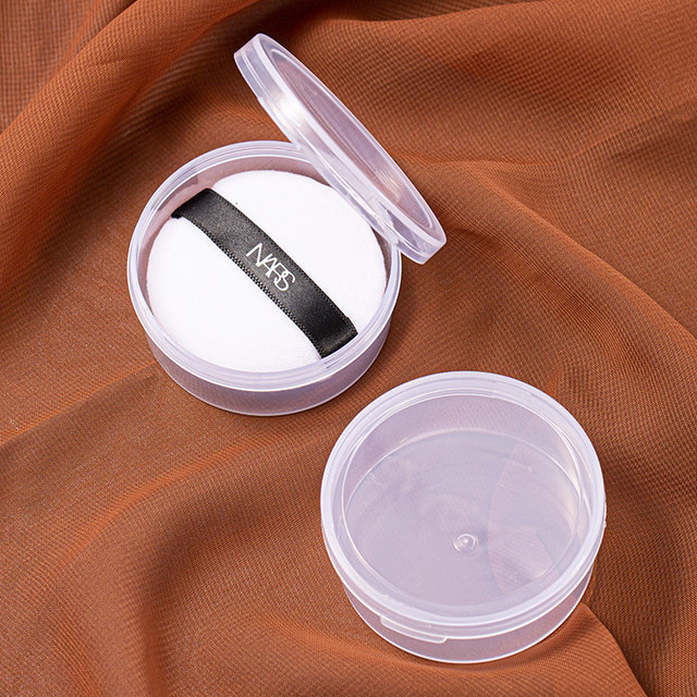CPB Powder Box Storage Box Empty Box Plastic Transparent Powder Storage Box Large Portable Round Square