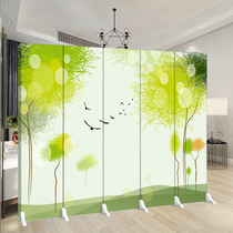 Nordic screen European partition bar simple living room office small apartment mobile decoration folding cover