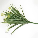 Цветочные чулки из шелковой ширмы, цветок из травяного материала, имитация травы с семиголовыми гладиолусами, Xiaomilan, трава любви, зеленый