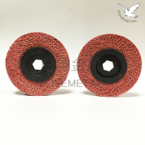 Dongda AAA4 inch rubber core red hemp wheel angle grinder throwing red polishing wheel grinding wheel twine wheel 100*16