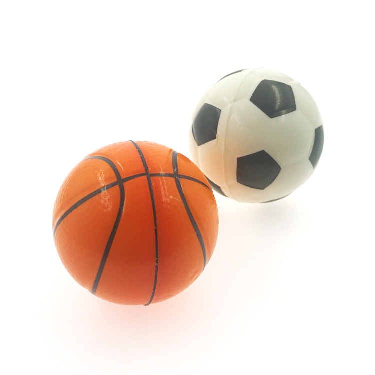6cm mini basketball football cake decoration ornaments Boy birthday baking supplies Foam PU stretch ball